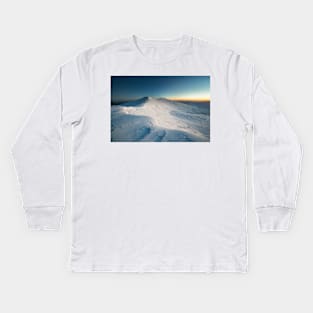 Corn Du, Pen y Fan and Cribyn Kids Long Sleeve T-Shirt